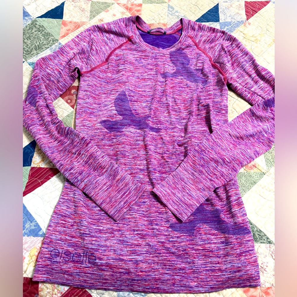 Pink and Purple Oiselle Long Sleeve